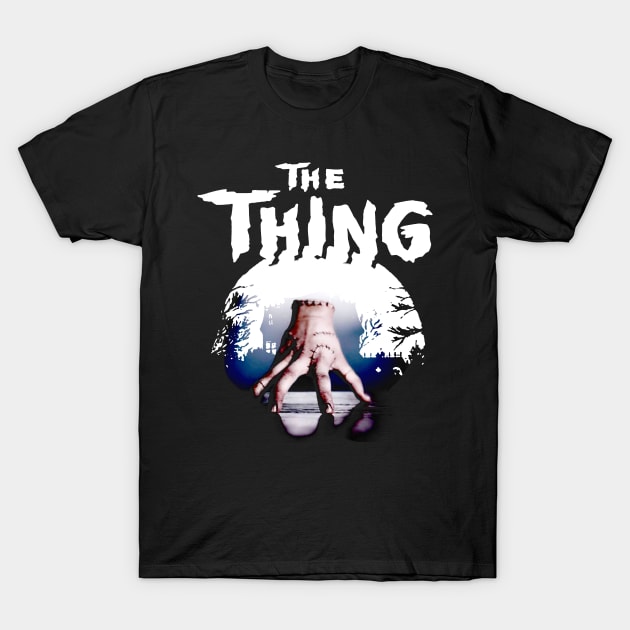 Addams Family // The Thing T-Shirt by Indranunik